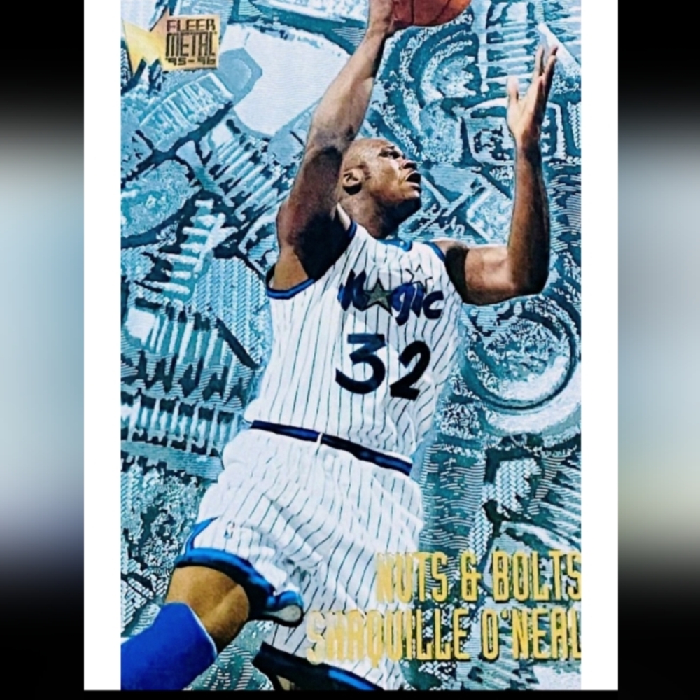 NEW!💯 Shaquille O'Neal Orlando Magic 8.5x11 Glossy Old School Basketball Poster